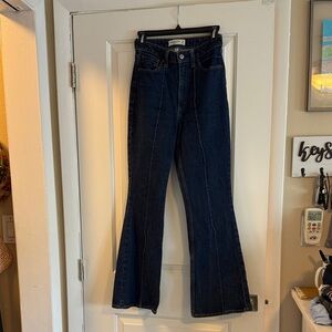 Abercrombie & Fitch Dark Blue Flare Jeans
